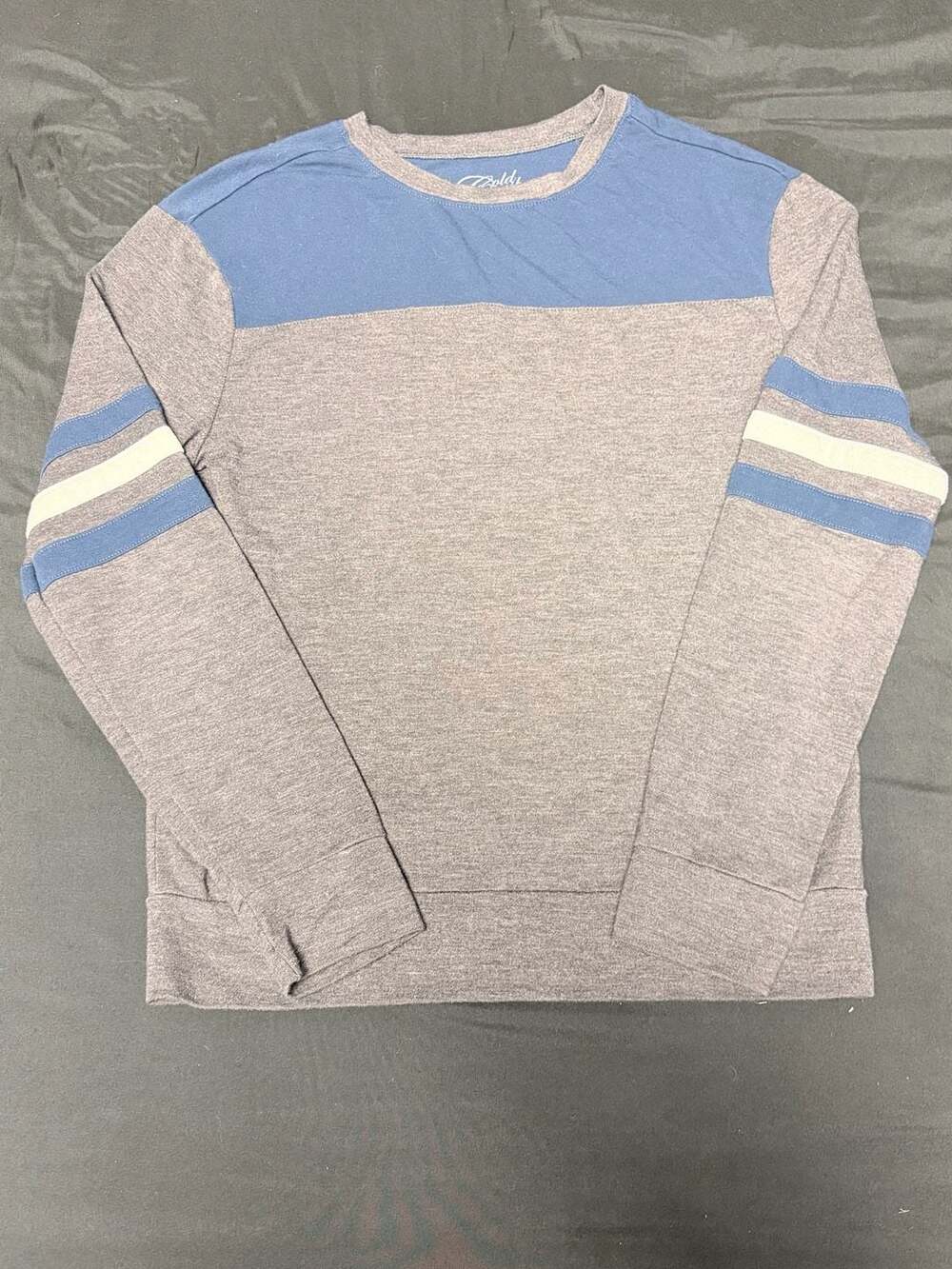 Cold Crush Men's Color Block Long Sleeve Crew Neck Pullover Sweater S